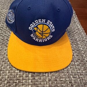 47 Brand Golden State Warriors Blue and Yellow Adjustable Cap